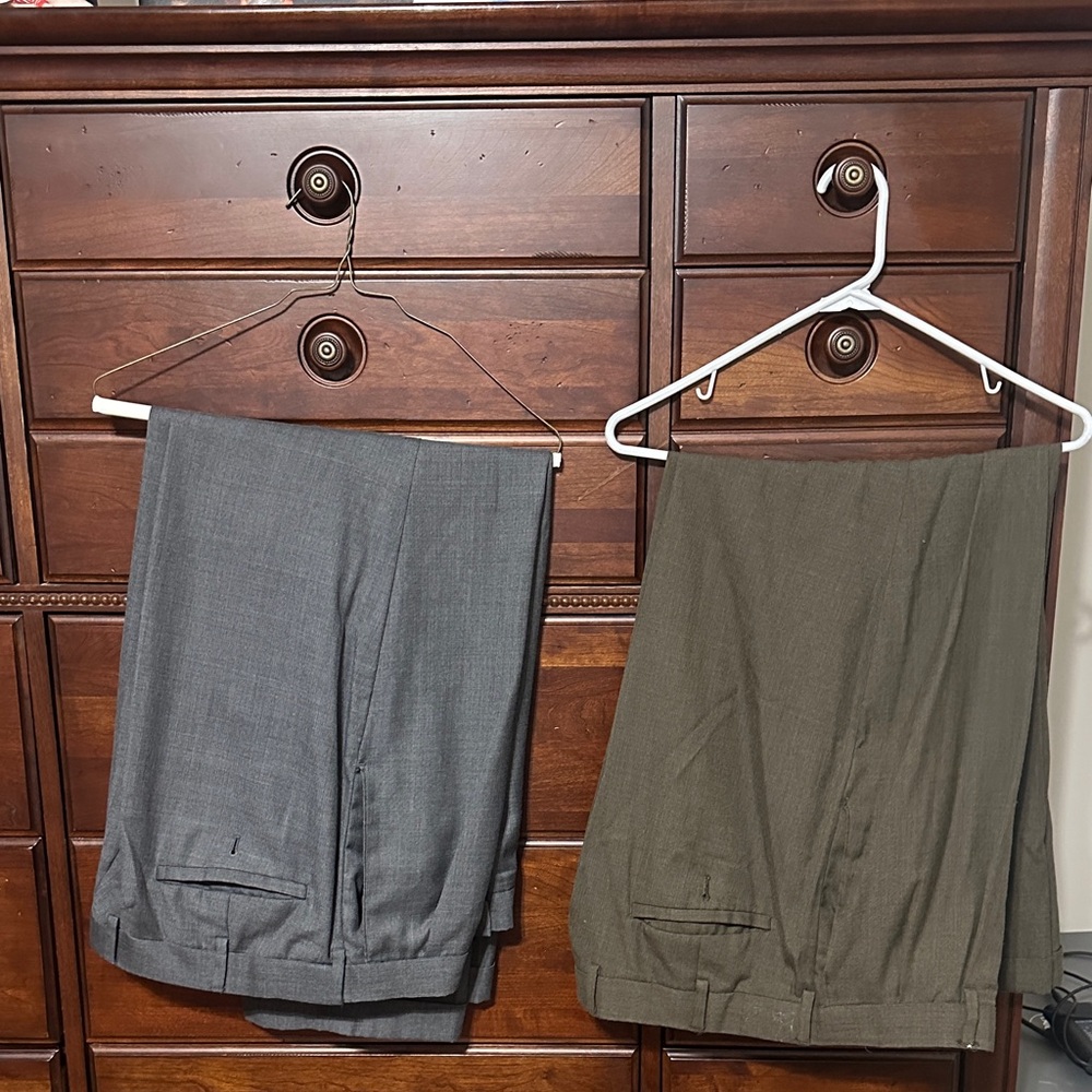 Gray and brown Dress Pants
40/29
